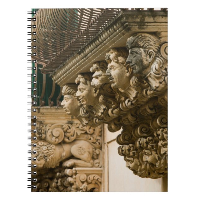 ITALY, Sicily, NOTO: Finest Baroque Town in Notebook (Front)
