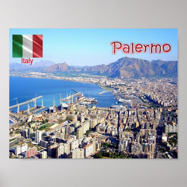 Italy - Sicily - Palermo - Poster (Front)
