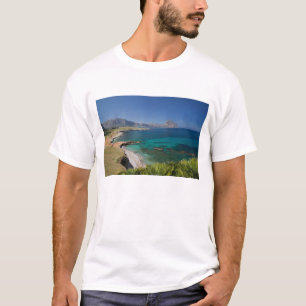 Italy, Sicily, San Vito Lo Capo, View of Gulf of T-Shirt