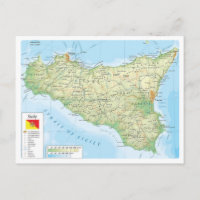 Italy - Sicily - Sicily Map -