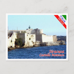 Italy - Sicily - Siracusa - Maniace Castle - Postcard