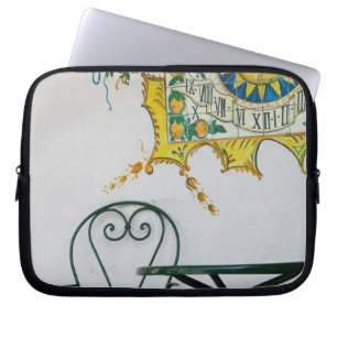 ITALY, Sicily, TAORMINA: Bam, Bar Cafe Detail Laptop Sleeve
