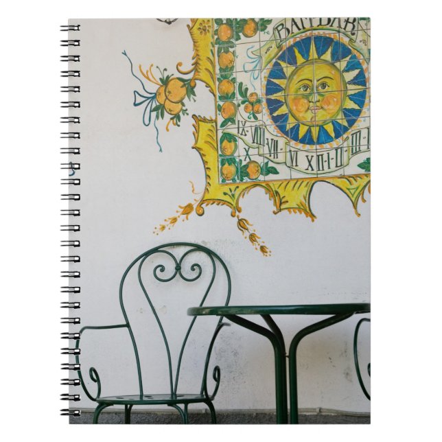 ITALY, Sicily, TAORMINA: Bam, Bar Cafe Detail Notebook (Front)