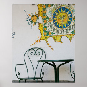 ITALY, Sicily, TAORMINA: Bam, Bar Cafe Detail Poster