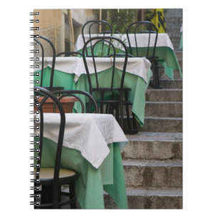 ITALY, Sicily, TAORMINA: Corso Umberto 1, Cafe Notebook
