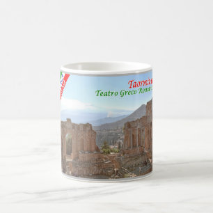 Italy - Sicily - Taormina - Greek-Roman Theatre - Coffee Mug