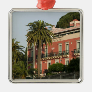 ITALY, Sicily, TAORMINA: Hotel Schuler Metal Tree Decoration