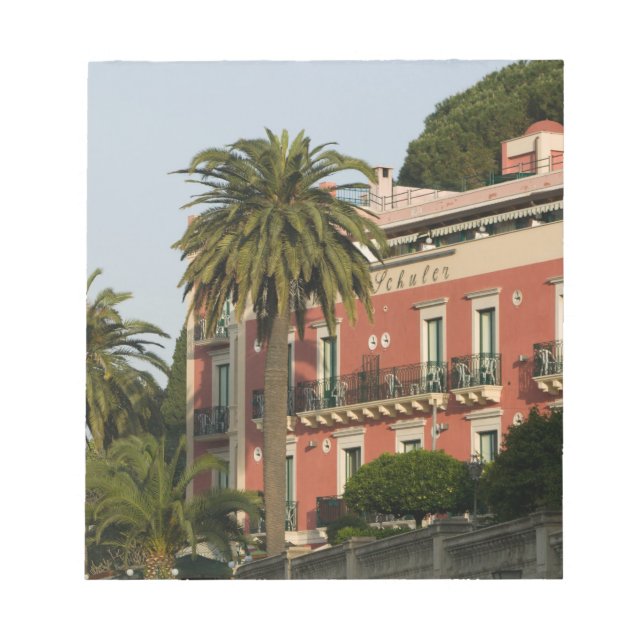 ITALY, Sicily, TAORMINA: Hotel Schuler Notepad (Front)