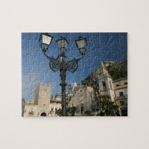 ITALY, Sicily, TAORMINA: Piazza iX Aprile, San Jigsaw Puzzle