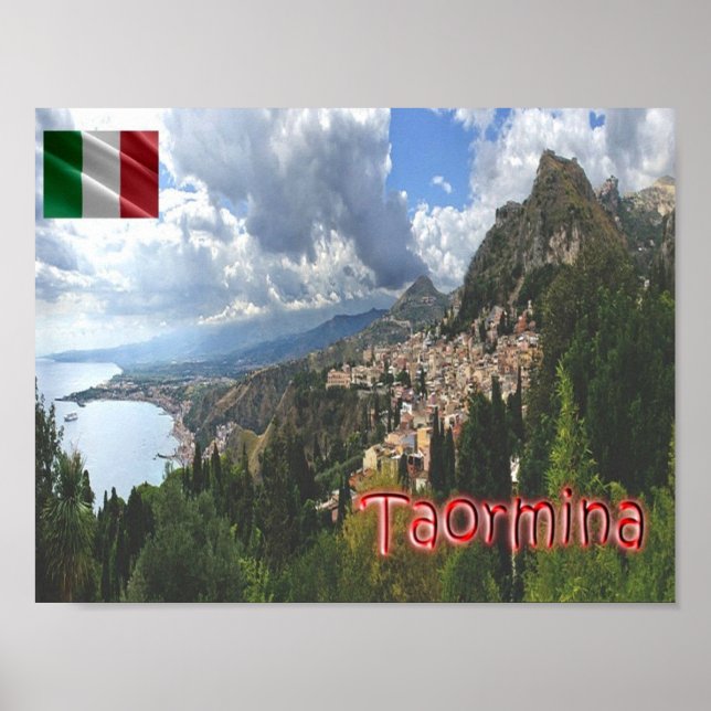 Italy - Sicily - Taormina - Poster (Front)