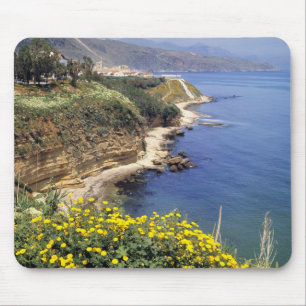 Italy, Sicily. The north coast of Sicily in Mouse Pad