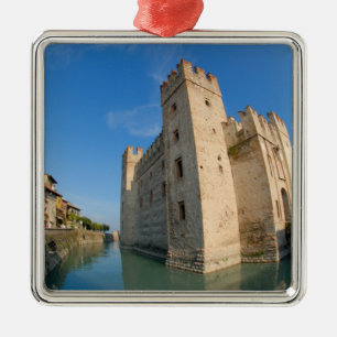 Italy, Sirmione, Lake Garda, the Scaliger Metal Tree Decoration