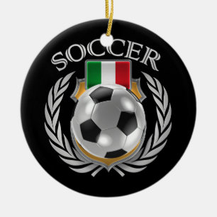 Italy Soccer 2016 Fan Gear Ceramic Tree Decoration