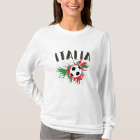 Italy Soccer Ball Grunge Flag
