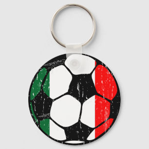 Italy Soccer Ball Keychain