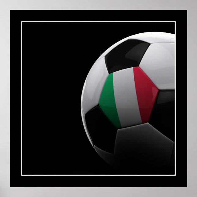 Italy Soccer Ball - POSTER (Front)