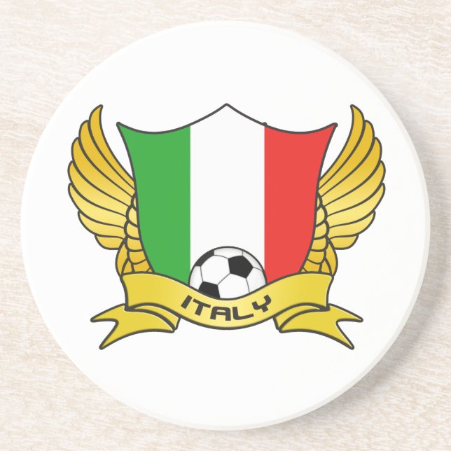 Italy Soccer Coasters (Front)