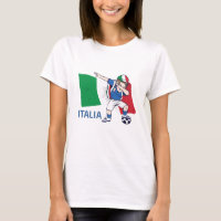 Italy Soccer Fan Kid dabbing schoolboy