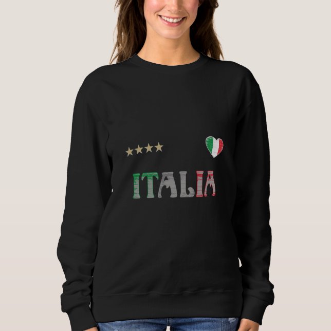 Italy Soccer Football Fan Shirt Flag (Front)