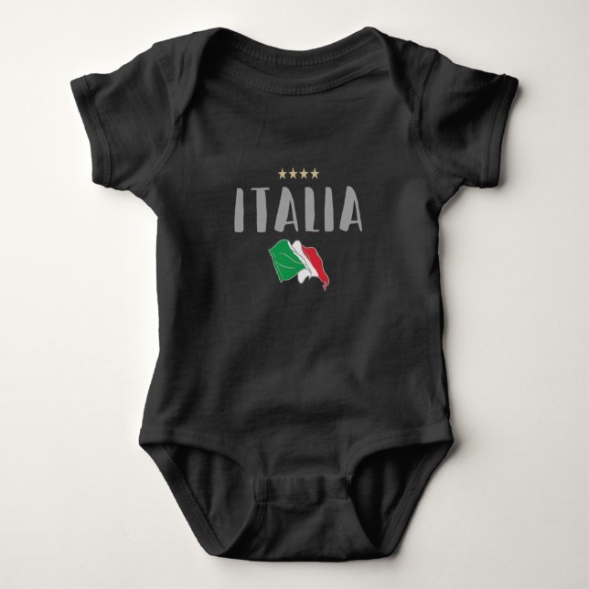 Italy Soccer Football Fan Shirt Flag (Front)