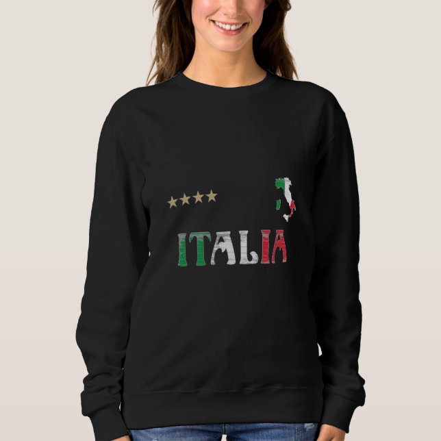 Italy Soccer Football Fan Shirt Flag (Front)