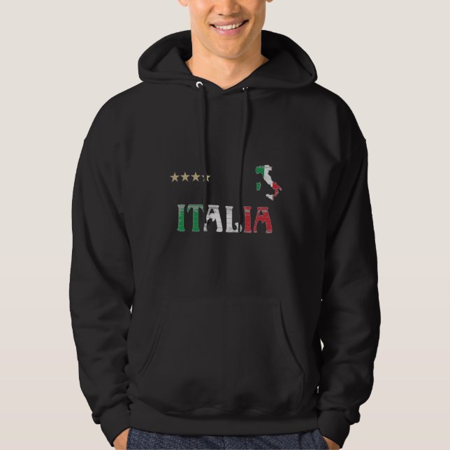 Italy Soccer Football Fan Shirt Flag (Front)