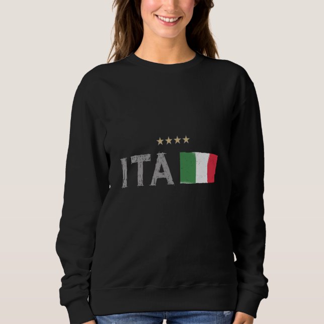 Italy Soccer Football Fan Shirt Flag (Front)