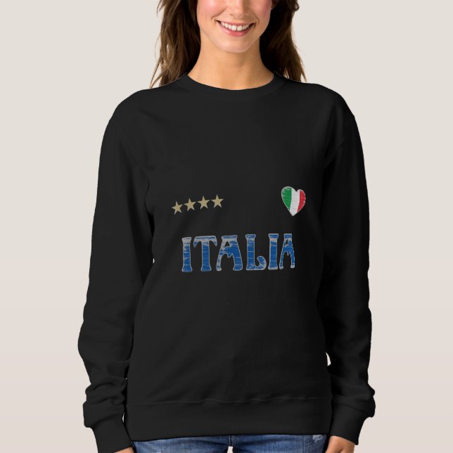 Italy Soccer Football Fan Shirt Flag (Front)