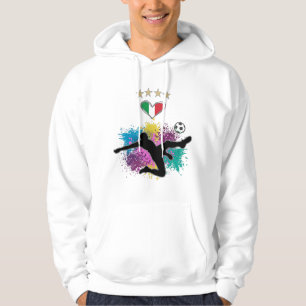 Italy Soccer Football Fan Shirt Flag Splash
