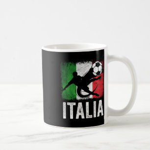 Italy Soccer Footbyll Fan Jersey Coffee Mug
