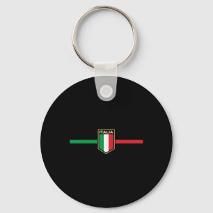 Italy Soccer Italia Footbyll Fan Key Ring