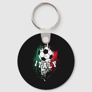Italy Soccer Italian Footbyll Italy Futbol T Shirt Key Ring