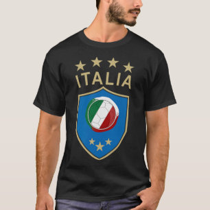 Italy Soccer - Italian Italia Flag Footbyll Player T-Shirt
