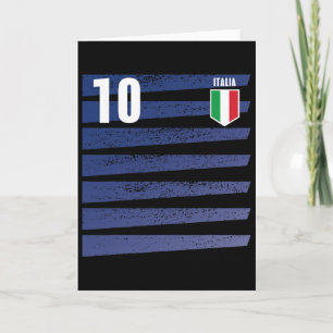 Italy Soccer Jersey Italia Footbyll Team Card