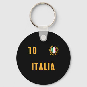 Italy Soccer Jersey Italia Footbyll Team Fun  Key Ring