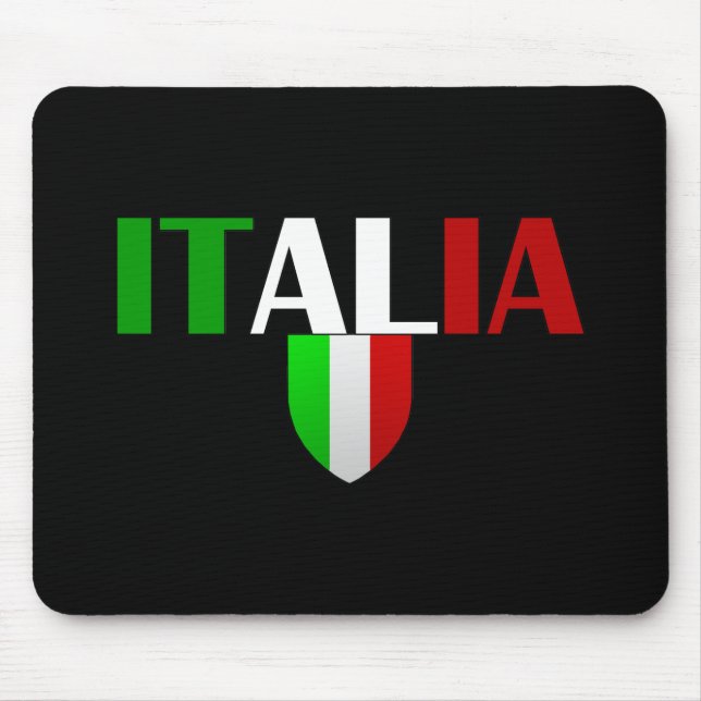 Italy Soccer Mouse Pad (Front)