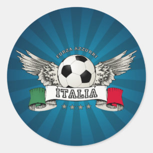 Italy Soccer National Team Supporter stickers