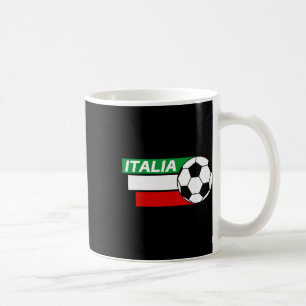 Italy Soccer Shirt. Italian Flag Colors Soccer  Coffee Mug