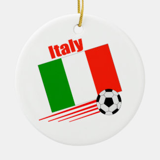 Italy Soccer Team Ceramic Ornament