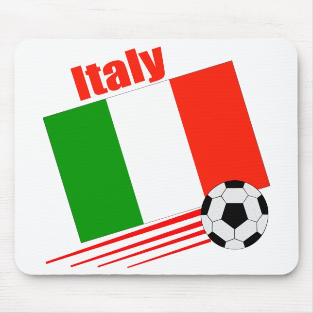 Italy Soccer Team Mouse Pad (Front)