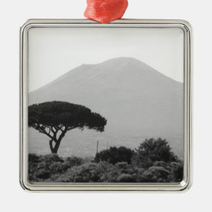 Italy Souvenir from Mount Vesuvius Volcano Metal Ornament