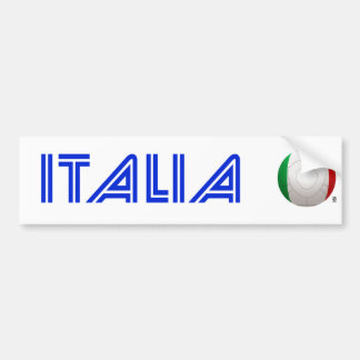 Italy - Squadra Azzurra Football Bumper Sticker