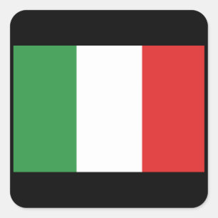 ITALY SQUARE STICKER