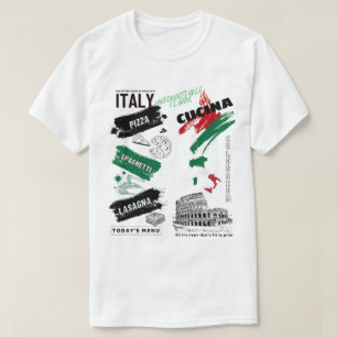 Italy Style CuisineHiphop Streetstyle T-Shirt