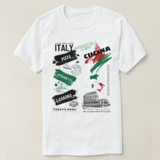 Italy Style CuisineHiphop Streetstyle T-Shirt