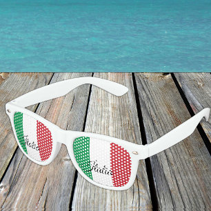 Italy Sunglasses & Party Shades / Italian flag