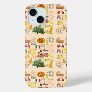 Italy Symbols iPhone 15 Case