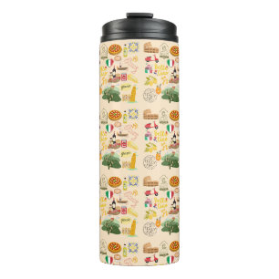 Italy Symbols Thermal Tumbler