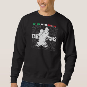 Italy Table Tennis Support Italian Ping Pong Tea Sweatshirt