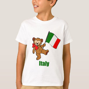 Italy Teddy Bear T-Shirt